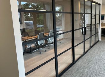 Conference Room with Double Door Entry
