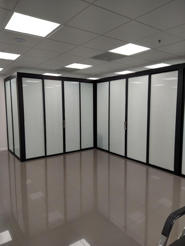 Glass cubicles