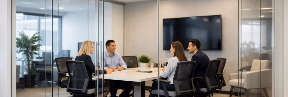 Glass Conference Room Enclosure Benefits