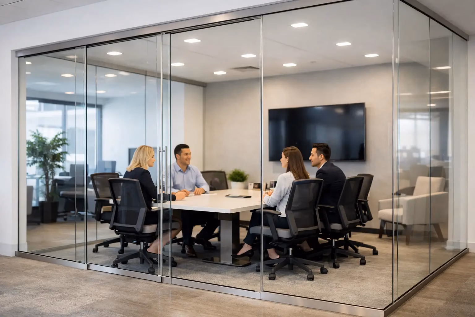 Glass Conference Room Enclosure Benefits