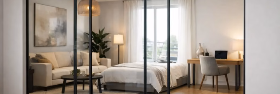 Residential Glass Room Divider Ideas