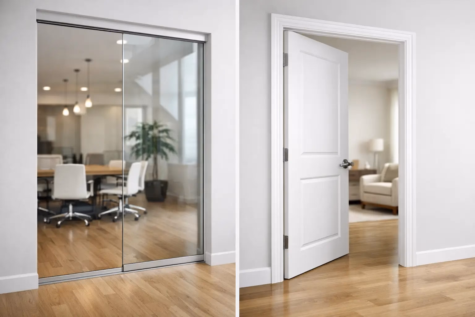 Sliding Doors vs Hinged Doors