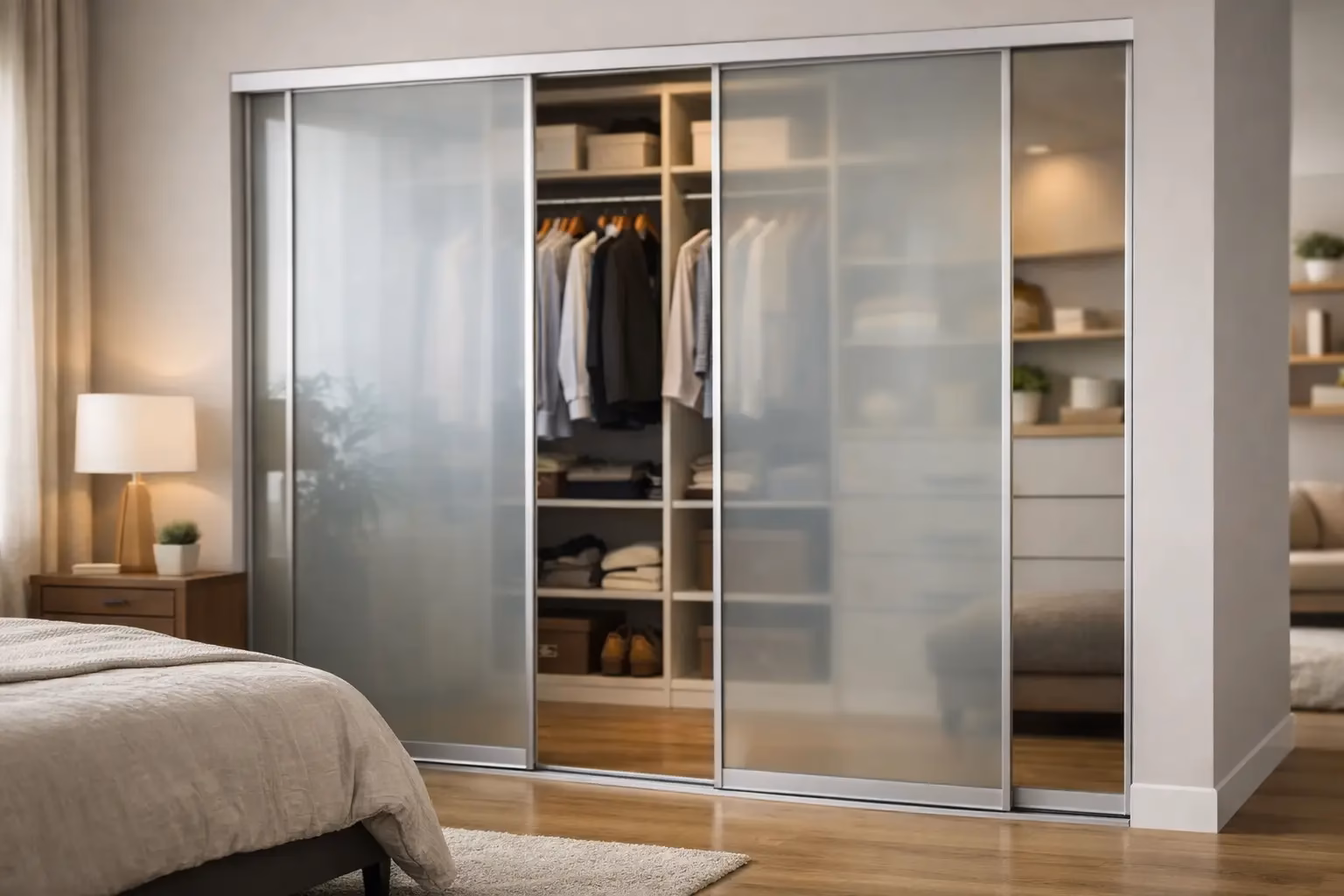 Sliding Glass Closet Doors That Work Harder