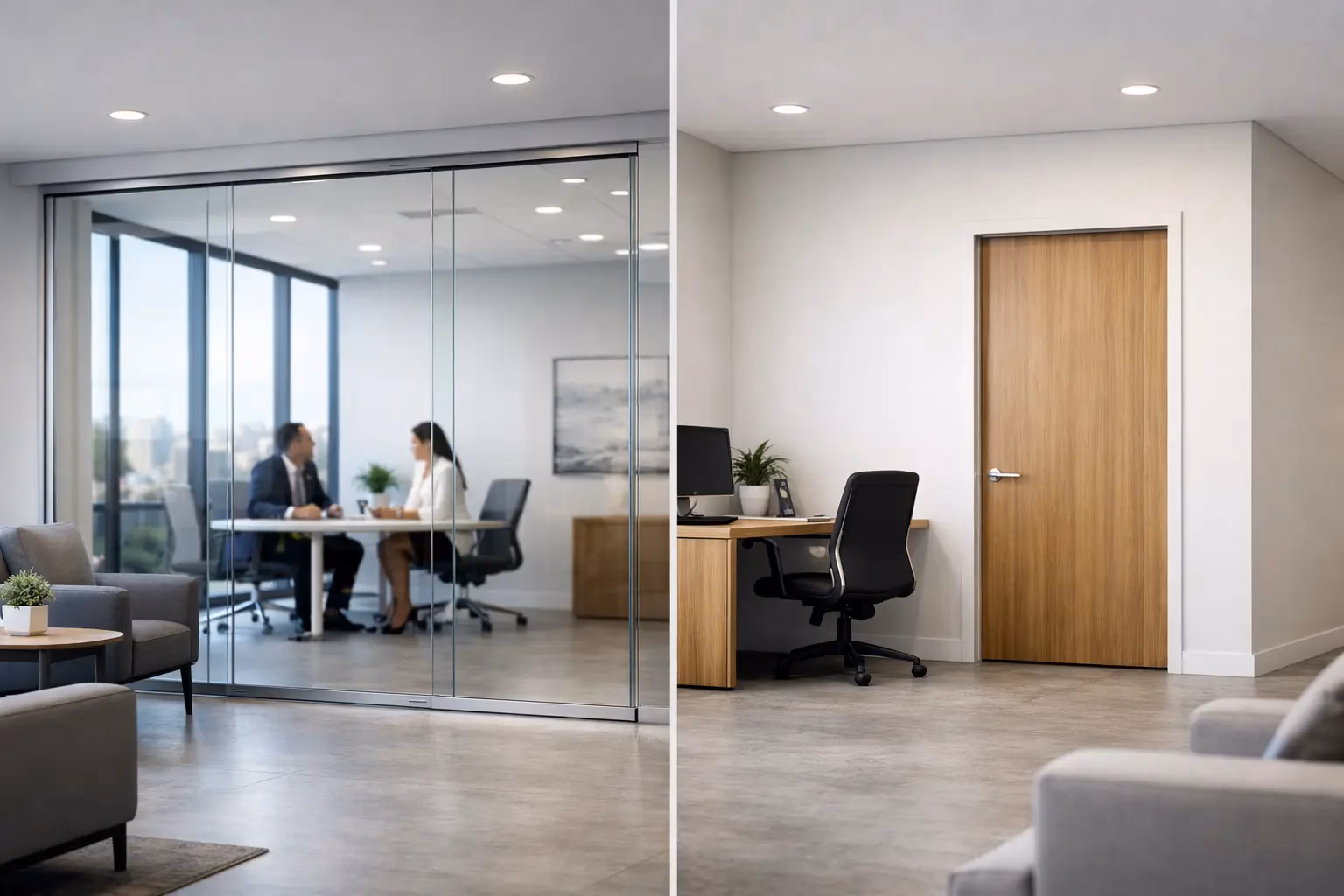 Glass Walls vs Drywall Offices for Workplaces