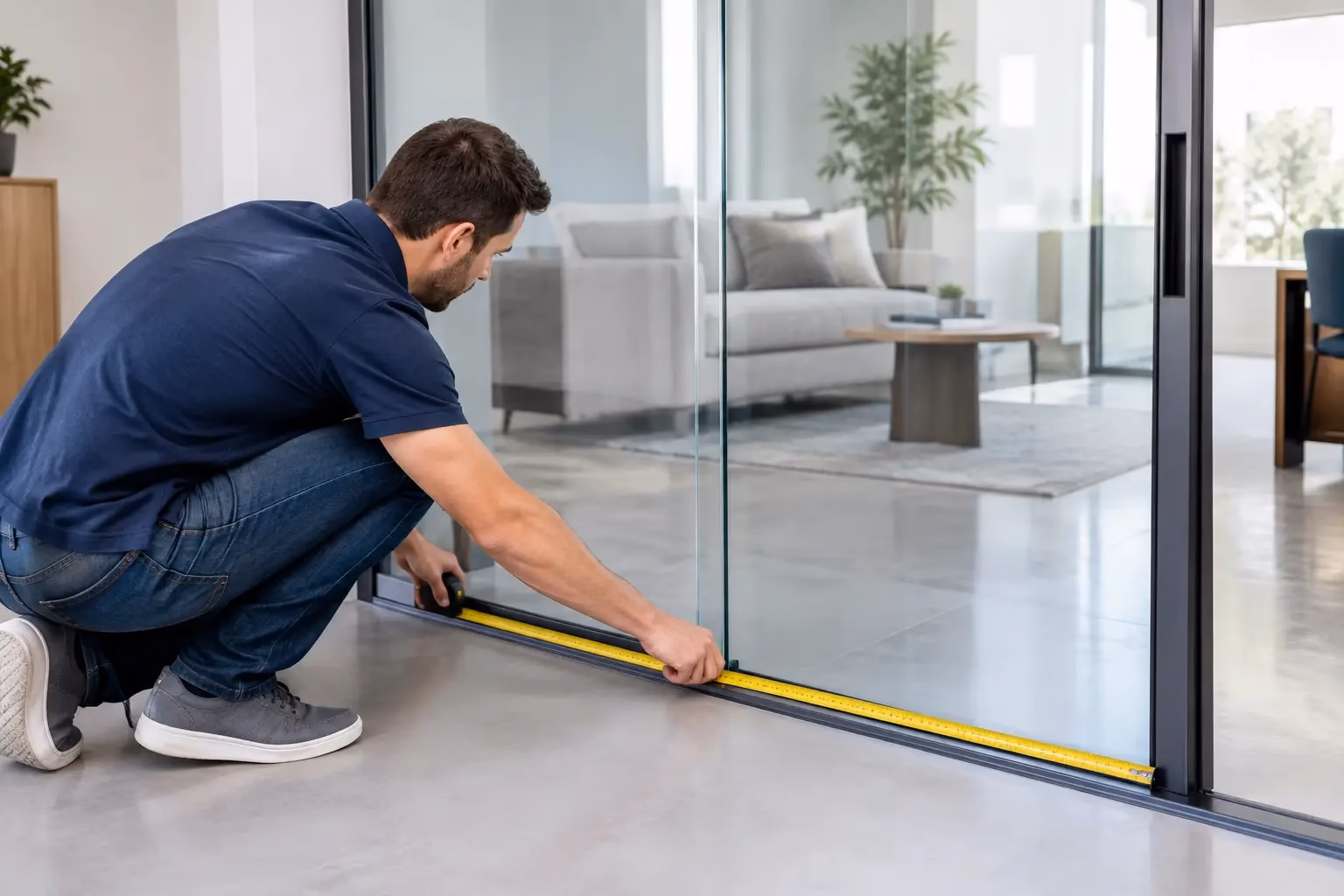 How to Measure Glass Doors for a Precise Fit